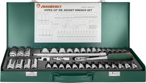 Набор головок торцевых 3/8"DR, 6-24 мм, 41 предмет Jonnesway S04H3141S 12384