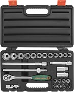 Набор головок торцевых 1/2"DR Super Tech, 27 предметов Jonnesway S68H4127S 12389