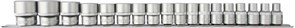 Набор головок торцевых 1/2"DR на держателе, 8-32 мм, 18 предметов Thorvik S13S1118SM 12395