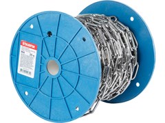 Цепь сварная длиннозвенная М4 нерж.сталь (А2), DIN 763 (бухта 25м) STARFIX 12406