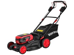 Газонокосилка аккумуляторная WORTEX CLM 4536-4 в кор. XLT SOLO БЕСЩЁТ.ДВИГ., САМОХОД., 18В+18В 12415