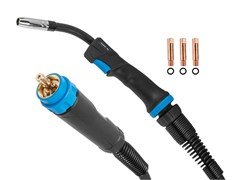Горелка сварочная MIG MAG WG-15 PRO (5м, 180А) SOLARIS (CO2 - 180A; Ar(Ar+CO2) - 150A; 0.6-1.0мм; ПВ - 60%; 5 метров; М6) 12755