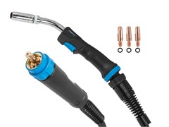 Горелка сварочная MIG MAG WG-25 PRO (5м, 230А) SOLARIS (CO2 - 230A; Ar(Ar+CO2) - 200A; 0.8-1.2мм; ПВ - 60%; 5 метров; М6) 12757