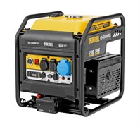 Генератор инверторный GS-5500iFEA, 5,5 кВт, 230 В, открытый корпус, электростартер, ATS DENZEL 13122