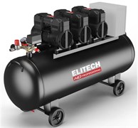 Компрессор безмасляный малошумный Elitech ACF 900-200S (380В, 200л, 900 л/мин) HD 213688 13156