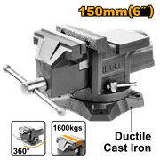 Тиски поворотные с наковальней 150 мм INGCO HBV086 INDUSTRIAL 6477