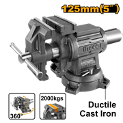 Тиски с поворотом в двух плоскостях 125 мм INGCO HBV085 INDUSTRIAL 6478