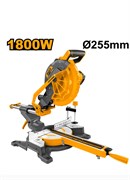 Торцовочная пила с протяжкой INGCO BM2S180017 INDUSTRIAL 254 мм 1,8 кВт 6652