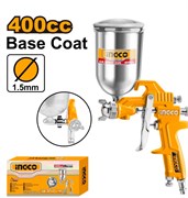 Краскопульт пневматический INGCO ASG4042 400 мл 1,5 мм 6661