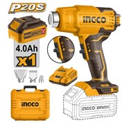 Фен аккумуляторный INGCO HGLI20025 INDUSTRIAL 20 В 1x4 Ач 6687