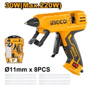 Клеевой пистолет INGCO GG308 INDUSTRIAL 220 Вт 11,2 мм 6804