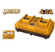 Быстрое интеллектуальное зарядное устройство INGCO FCLI2034 INDUSTRIAL 20 B 6819