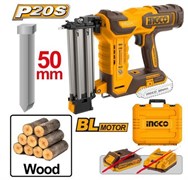 Аккумуляторный гвоздезабиватель нейлер INGCO CBNLI5005 INDUSTRIAL 20 В 6860