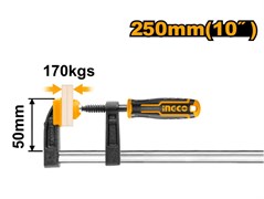 Струбцина столярная INGCO HFC020503 INDUSTRIAL 50х250 мм 6897