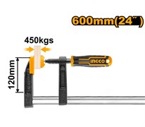 Струбцина столярная INGCO HFC021205 INDUSTRIAL 120х600 мм 6902