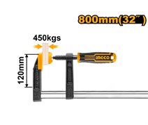 Струбцина столярная INGCO HFC021203 INDUSTRIAL 120х800 мм 6903
