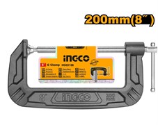 Струбцина столярная G-образная INGCO HGC0108 INDUSTRIAL 200 мм 6904