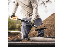 Лопата для строительных растворов Solid Plus FISKARS (длина:1227мм, ширина:275мм) 6958