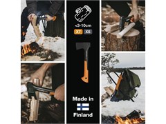 Топор универсальный X7 FISKARS + точилка (комплект) 6975