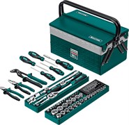KRAFTOOL GRAND-99, 99 предм., (1/2″+1/4″), Универсальный набор инструмента (27978-H99) 7096