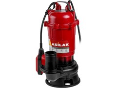 Насос погружной для грязной воды ASILAK SLP-1500 (1500 Вт, 15000 л/ч, погружение до 6 м) 7888