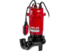 Насос погружной для грязной воды ASILAK SLP-2001 (С измельчителем, 2000 Вт, 18000 л/ч, погружение до 6 м) 7889