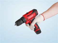 Аккум. дрель-шуруповерт WORTEX BD 1220 Li в чем. 12 В, 30 Н*м, 2х1.5 А*ч, БЗП 10 мм (шурупы до 6 мм) 7990
