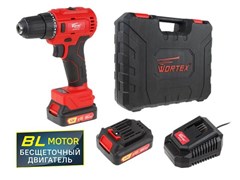 Аккум. дрель-шуруповерт WORTEX BD 1220-1 DLi в чем. БЕСЩЕТ, 12 В, 40 Н*м, 2х1.5 А*ч, БЗП 10 мм 7991