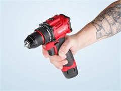 Аккумуляторная дрель-шуруповерт WORTEX LX BD 1220 DLi 12В, 30 Нм, 2*1.5 Ач, патрон 10 мм, бесщёт. 7994