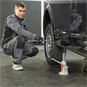 Домкрат гидравлический бутылочный, 5 т, h подъема 197-382 мм Matrix 8142