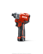 Дрель-шуруповерт аккум DCK KDPL04-8 Impact, HEX, 10.8в, 2*2а/ч, кейс, 140нм 8281