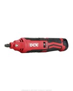 Гравер аккумуляторный DCK KDSJ10EK, 12х2А/ч, 5000-32000 об/мин, 6скор, дисплей. 8283