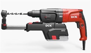 Перфоратор DCK KZC05-26, пылесборник, SDS+, 800Вт, 2,8Дж, 3 режима, кейс 8320