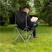 Кресло складное с подлокотниками и подстаканником, 60 х 60 х 110/92 см, Camping Palisad 8418