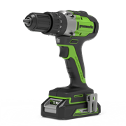 Дрель-шуруповерт ударная аккумуляторная Greenworks GD24DD60 с АБ 2А.ч и ЗУ 8862