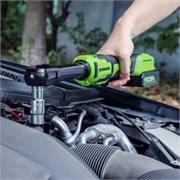 Гайковерт-трещотка Greenworks GD24RWX удлиненная, 24V, бесщеточная, 1/2", 80Нм, редуктор 170 мм, без АКБ и ЗУ с сумкой 8867