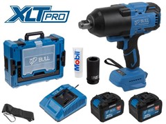 Аккум. ударный гайковерт BULL SC 1810 Xcase, XLTpro, БЕСЩЕТ., 18 В, 1500 Н*м, 3/4", 2х6 А*ч, з/у 6 А (Масса: 3,92 кг;) 6319
