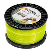 Леска для триммера квадрат 1,6мм х 370м, на DIN катушке FLEX CORD Denzel 9034