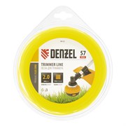 Леска для триммера, квадрат 2 мм х 57 м, блистер Flex cord Denzel 9048