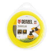 Леска для триммера, круглая 2.4 мм х 44 м, блистер Flex cord Denzel 9049