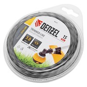 Леска для триммера двухкомпонентная эллипс, 3,0мм х 15м, блистер EXTRA CORD Denzel 9056