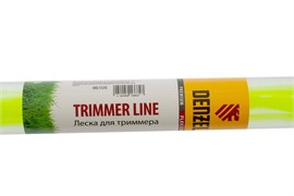 Леска для триммера, круглая нарезанная 2.4 мм х 30 см, 20 шт, тубус Flex cord Denzel 9080