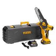 Цепная мини-пила аккумуляторная бесщет., СCS-200BL, шина 200 мм, Li-Ion, 20 В Denzel 9658