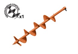 Шнек для бурения грунта однозаходный  Carver GDB-150 9691