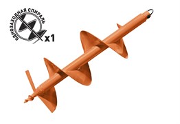 Шнек для бурения грунта однозаходный Carver GDB-250 9695
