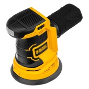 Машина шлифовальная эксцентриковая аккумуляторная COS-125-0, 18В Li-Ion Denzel 9704