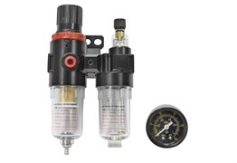 Масловлагоотделитель с регулятором давления и лубрикатором, 1/4” 9759