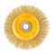 Щетка для УШМ, 125 мм, "Тарелка", витая нержавеющая проволока 0.3 мм, М14 Denzel 10851
