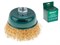 Щетка д/шлиф.маш."чашка" гофр. 65мм ВОЛАТ (для УШМ шлифмашины болгарки М14 торцевая крацовка) 11192