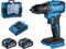 Аккум. дрель-шуруповерт BULL SR 1804 R-series Xcase XLTpro БЕСЩЕТ., Импульс., 18 В, 50 Н*м, 2х4 А*ч (шурупы до 10 мм) 11369
